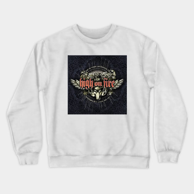 High On Fire Live At Relapse Contamination Crewneck Sweatshirt by Mey X Prints